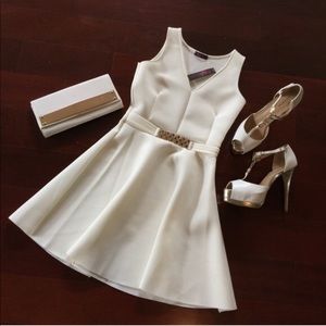 Buckle Detailed Dress- Ships Next Day!